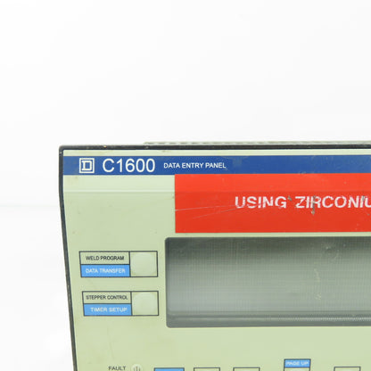 Telemecanique W81491349 Square D Welding VFD Panel Operating Interface