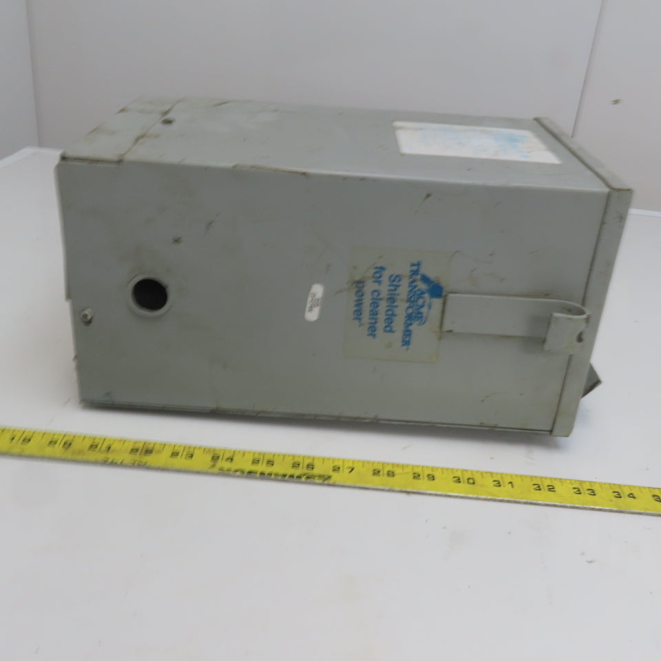 Acme T-2-5301-4S Transformer 3kVA 480V Primary 120/240V 1Ph Secondary
