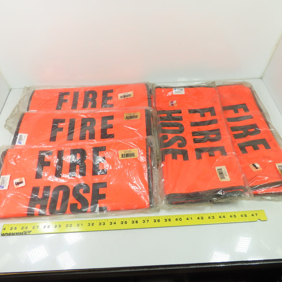 Singer Safety 24" Fire Hose Reel Cover Lot Of 5