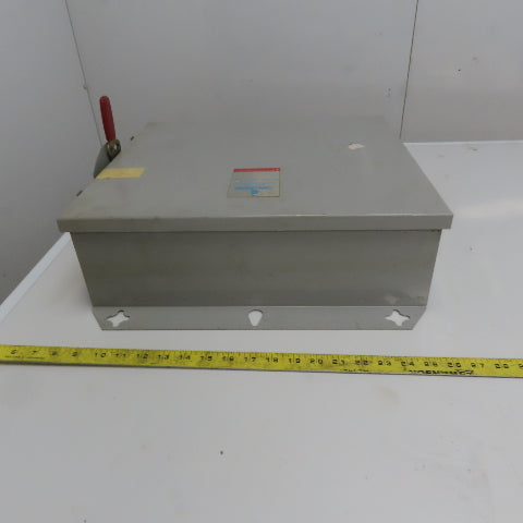 Challenger RHD661NF 30A 600V 240VDC 6 Pole Non Fusible Disconnect Switch