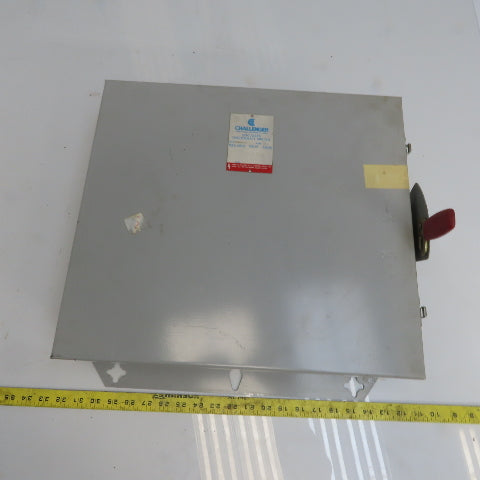 Challenger RHD661NF 30A 600V 240VDC 6 Pole Non Fusible Disconnect Switch