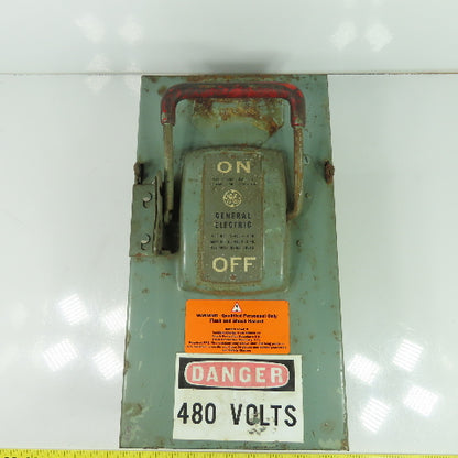 General Electric TH3362 Model 1 60A 600V 3P Fusible Safety Disconnect Switch