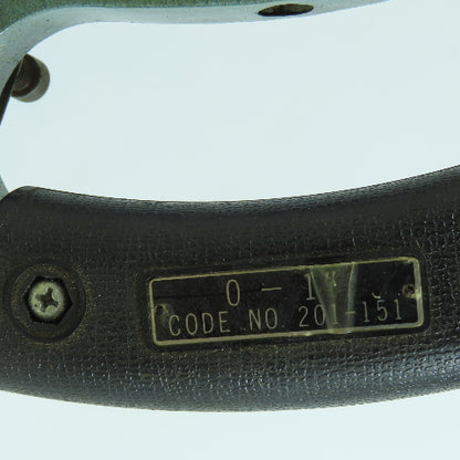 Mitutoyo 201-151 0-1" Dial Indicator Snap Check Gauge (NO GAUGE) W/ Holder
