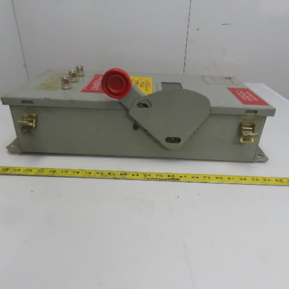 Cutler Hammer DH363UKW 100A 600V 240VDC 3 Pole Non Fusible Disconnect Switch