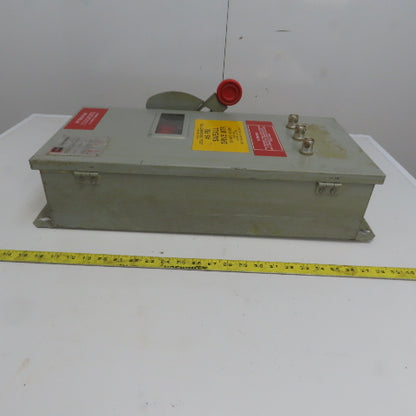 Cutler Hammer DH363UKW 100A 600V 240VDC 3 Pole Non Fusible Disconnect Switch