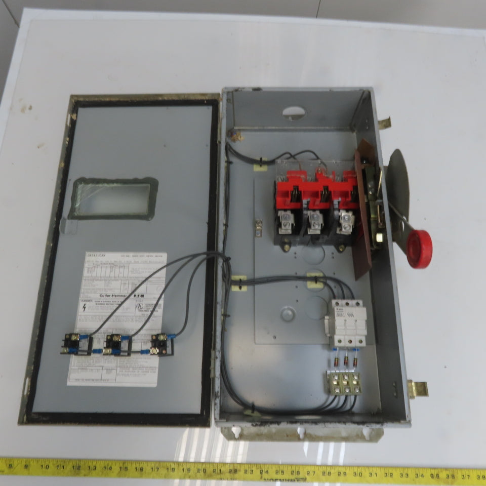 Cutler Hammer DH363UKW 100A 600V 240VDC 3 Pole Non Fusible Disconnect Switch