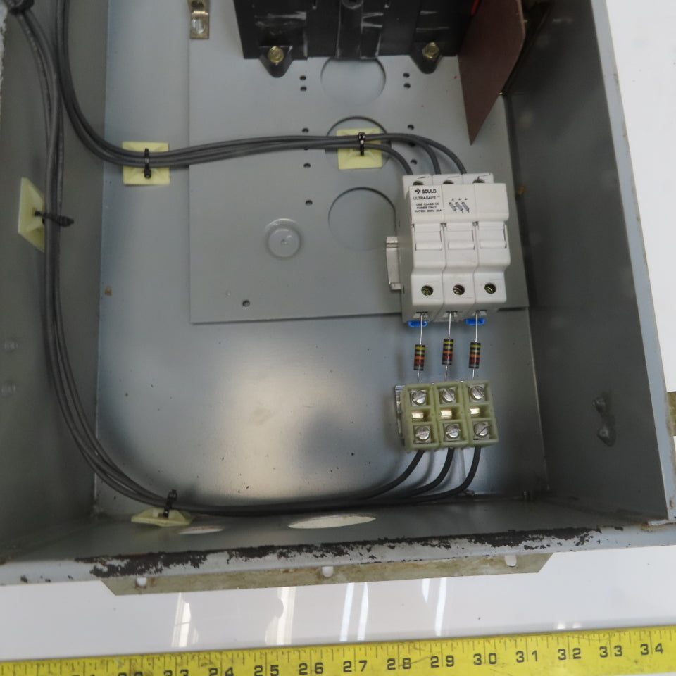 Cutler Hammer DH363UKW 100A 600V 240VDC 3 Pole Non Fusible Disconnect Switch