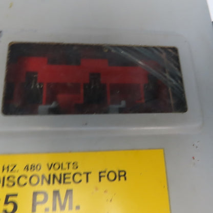 Cutler Hammer DH363UKW 100A 600V 240VDC 3 Pole Non Fusible Disconnect Switch