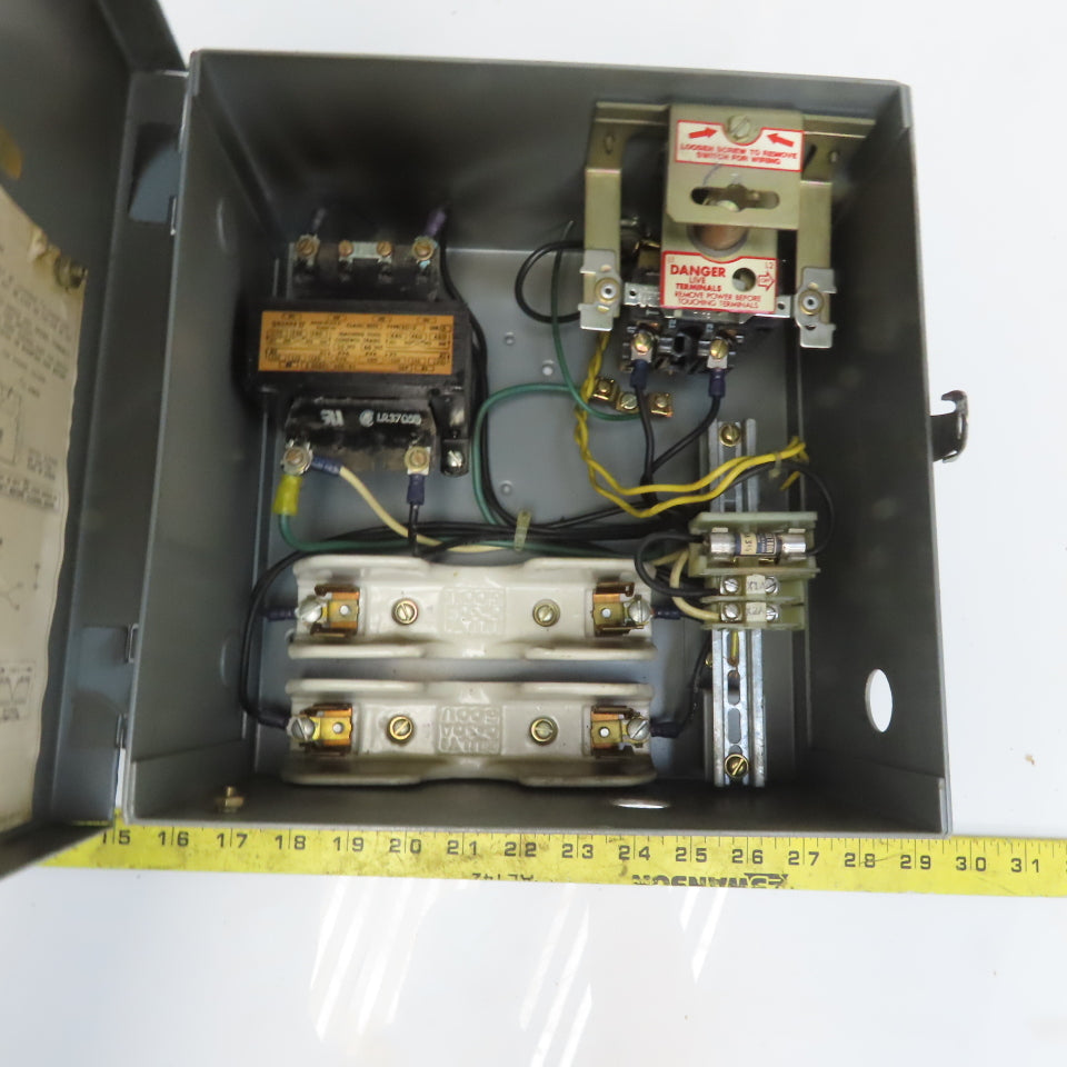 Square D SK5271Q Form F30 Ser A Transformer Disconnect 230/460V Pri 115V Sec.