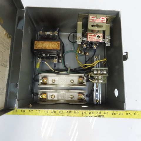 Square D SK5271Q Form F30 Ser A Transformer Disconnect 230/460V Pri 115V Sec.