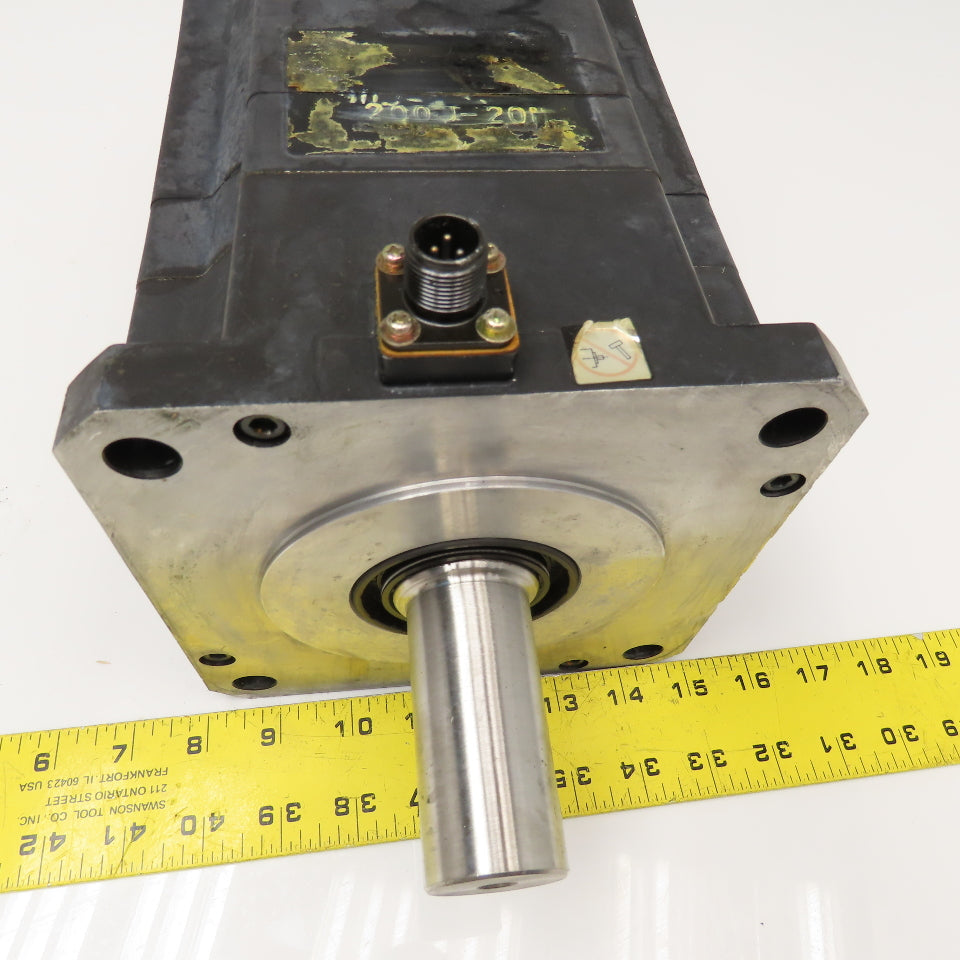 Okuma BL-MC200J-20SB 4kW 157V 3Ph AC Servo Motor W/ Brake 3Ph 2000 RPM