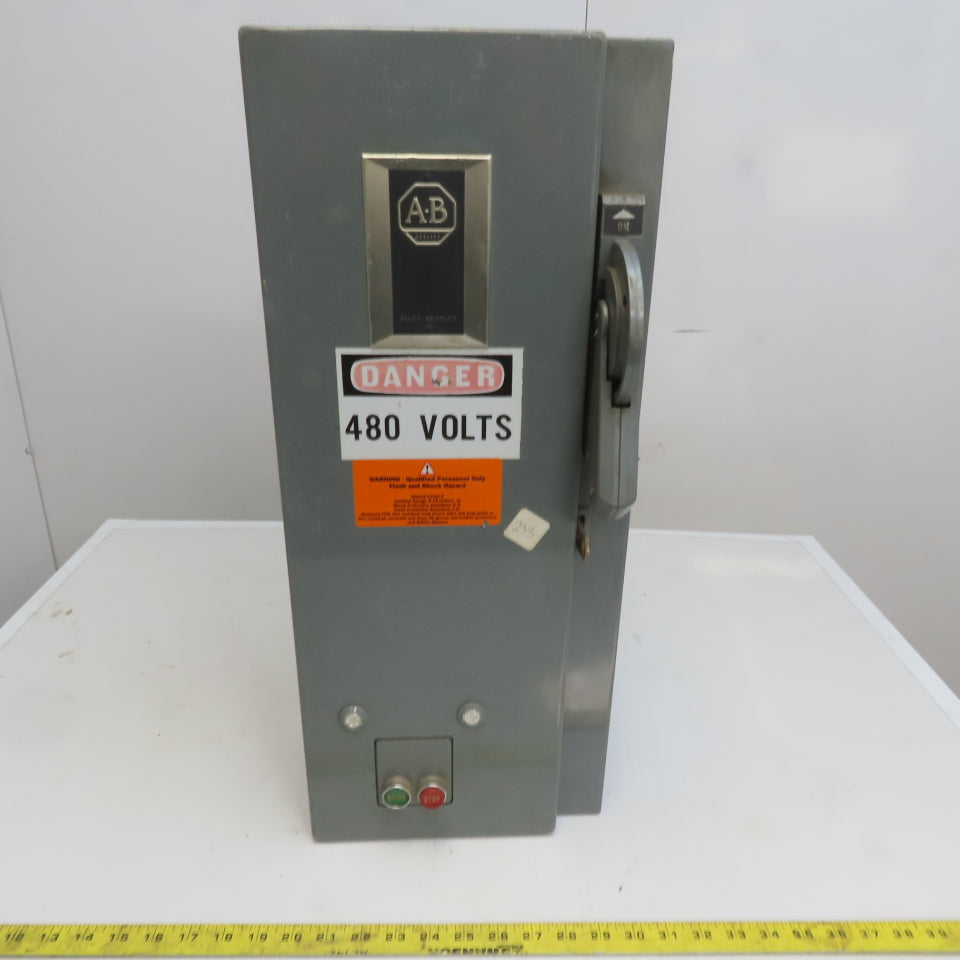 Allen Bradley 712-BAB2425 600V 3Ph 10Hp MAX Combination Starter Disconnect