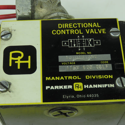 Parker Hannifin 10101HIAYC 115V Directional Control Valve 60C 06LF