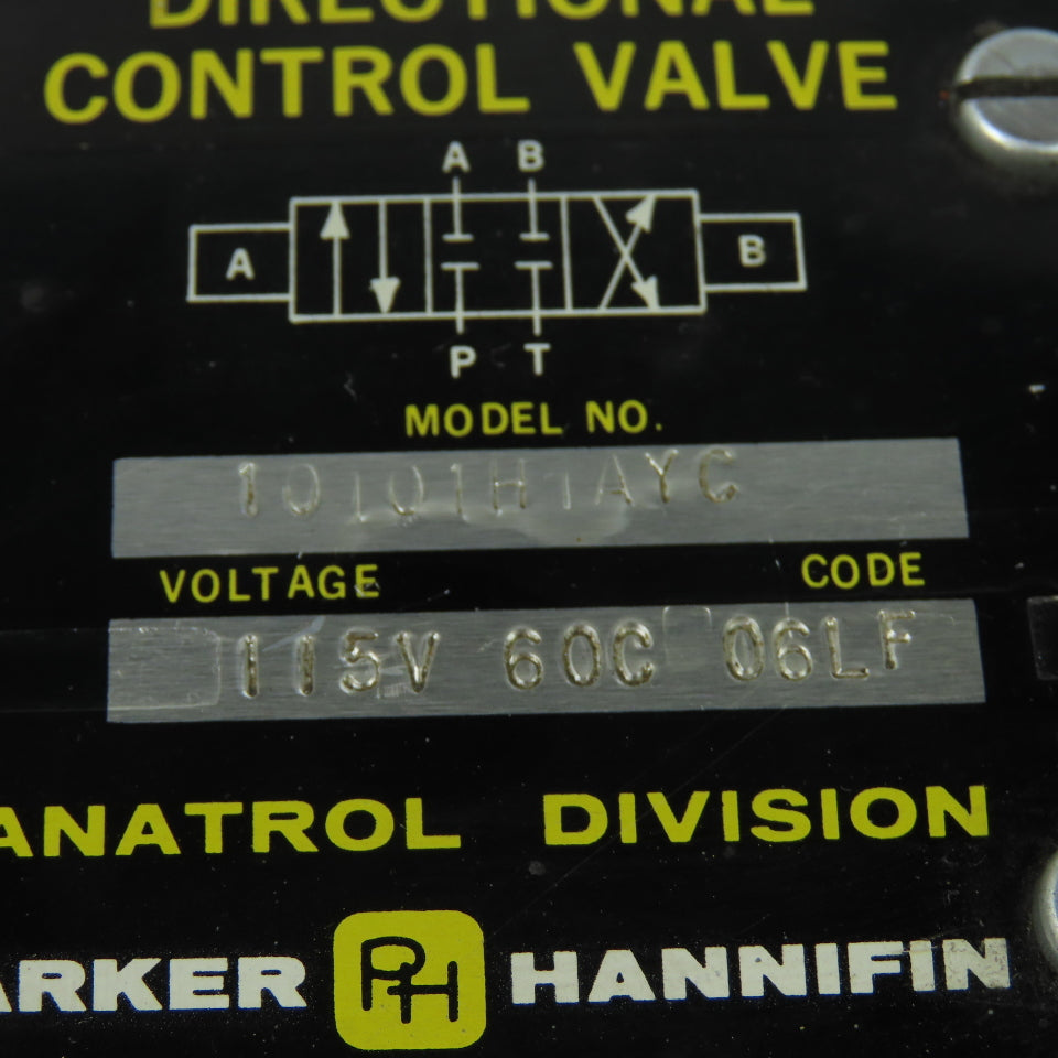 Parker Hannifin 10101HIAYC 115V Directional Control Valve 60C 06LF