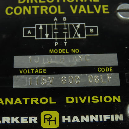 Parker Hannifin 10101HIAYC 115V Directional Control Valve 60C 06LF