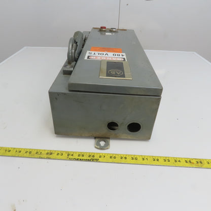 Allen Bradley 712-BJB2443 600V 3Ph 10Hp MAX Combination Starter Disconnect