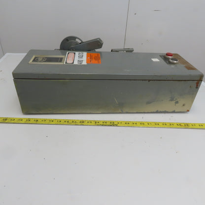 Allen Bradley 712-BJB2443 600V 3Ph 10Hp MAX Combination Starter Disconnect