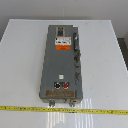 Allen Bradley 712-BJB2443 600V 3Ph 10Hp MAX Combination Starter Disconnect