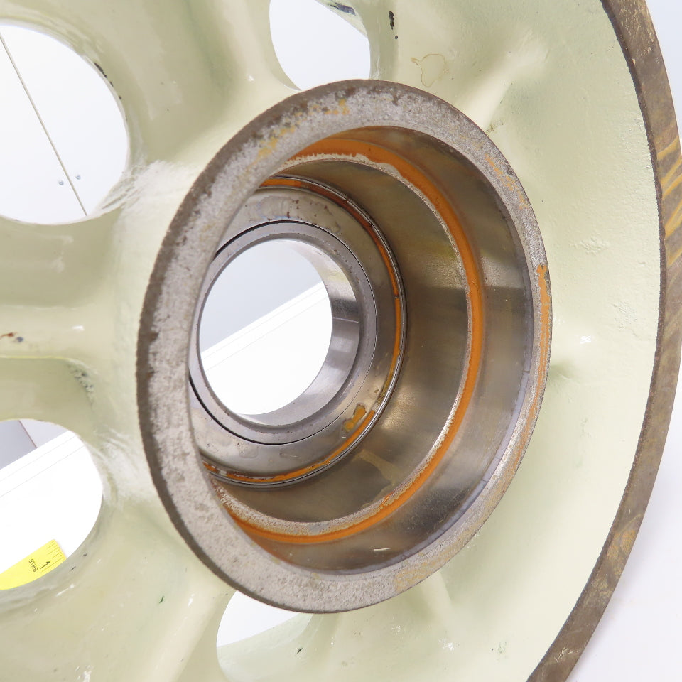 10-1/2" OD Cast Iron 2 Groove V-Belt Pulley 2-3/8" Bearing Bore