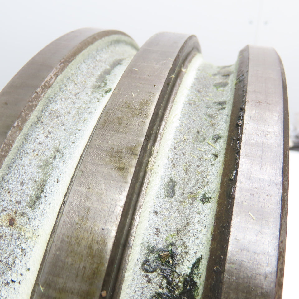 10-1/2" OD Cast Iron 2 Groove V-Belt Pulley 2-3/8" Bearing Bore