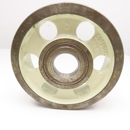 10-1/2" OD Cast Iron 2 Groove V-Belt Pulley 2-3/8" Bearing Bore