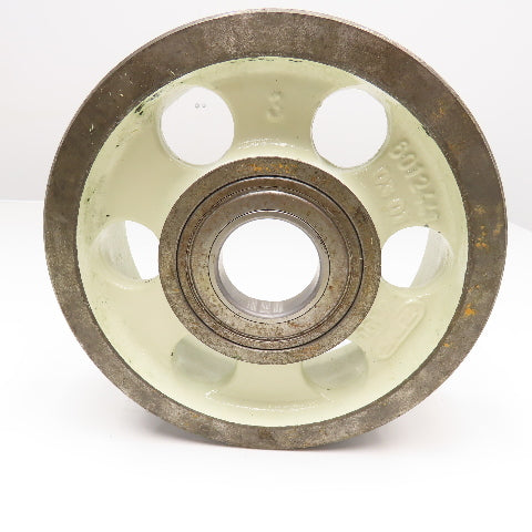 10-1/2" OD Cast Iron 2 Groove V-Belt Pulley 2-3/8" Bearing Bore