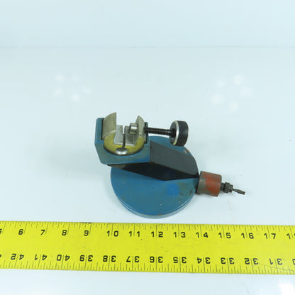 Steel Base For Dial Indicator Snap Bore Gage 1/2" Max Width 4-3/8" Base OD