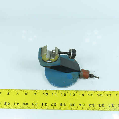 Steel Base For Dial Indicator Snap Bore Gage 1/2" Max Width 4-3/8" Base OD