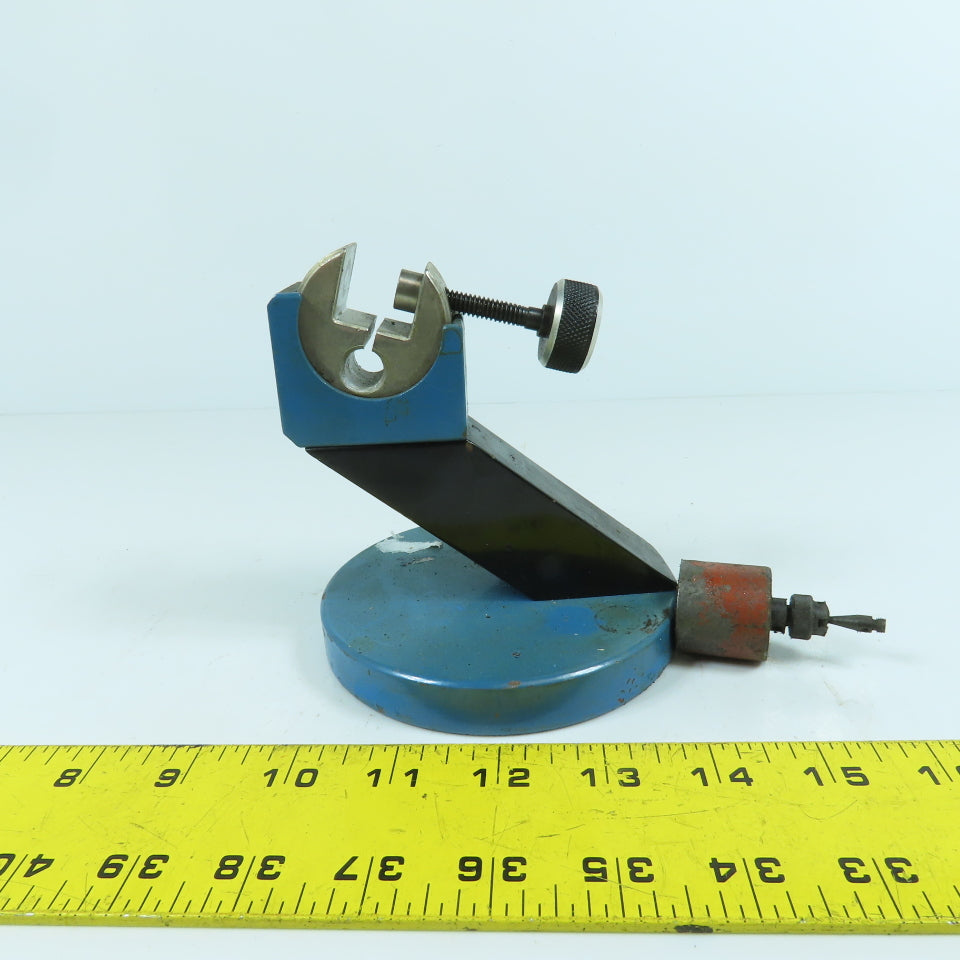 Steel Base For Dial Indicator Snap Bore Gage 1/2" Max Width 4-3/8" Base OD