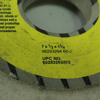 Tru-Maxx 60-J 7"x1/2"x1-1/4" Grinding Wheel 1-1/4" Bore Lot Of 13 Sizes Vary