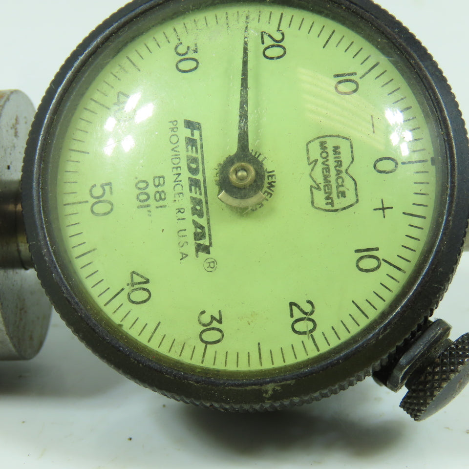 Federal B8I Dial Indicator 0.001" Lot Of 2