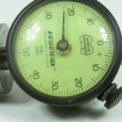 Federal B8I Dial Indicator 0.001" Lot Of 2