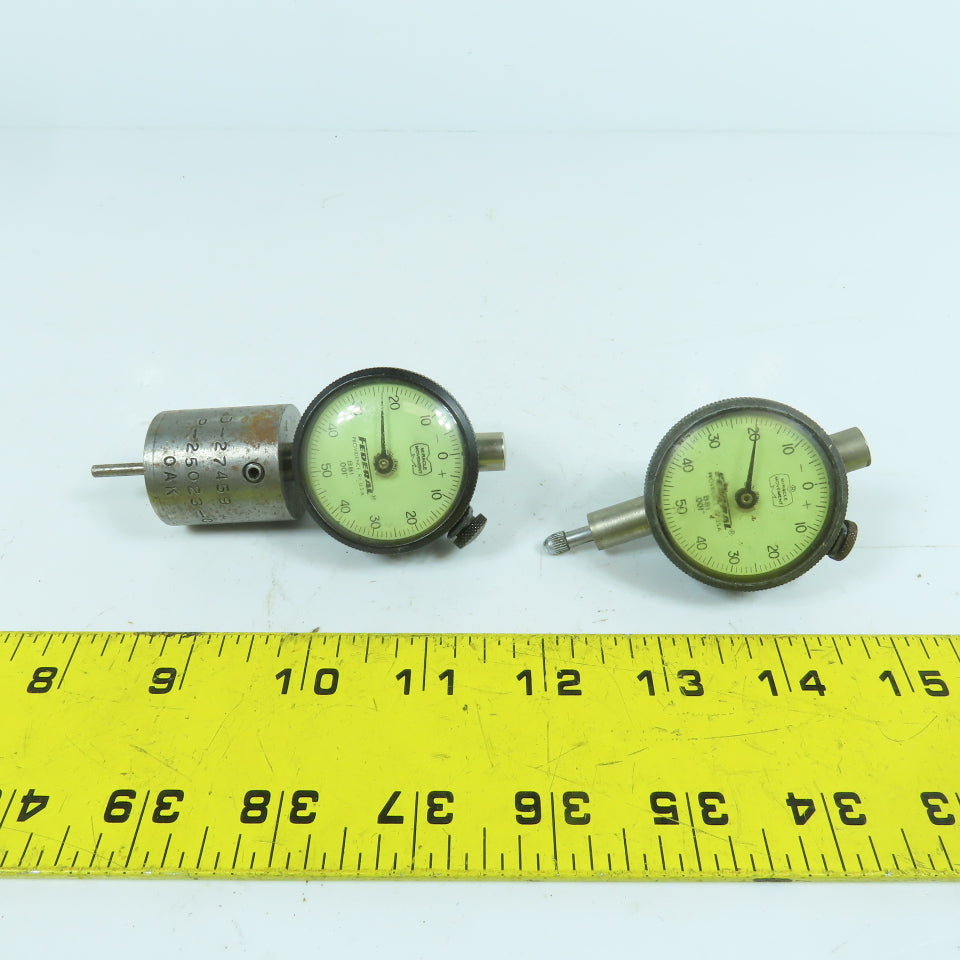 Federal B8I Dial Indicator 0.001" Lot Of 2