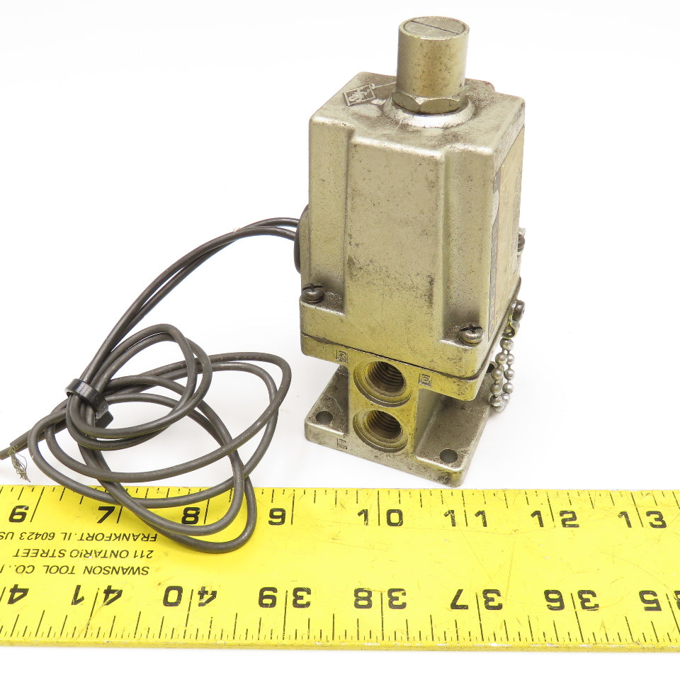 SMC NVS3125-0209D Pneumatic Solenoid Valve 1/4" NPT 110/120V Coil