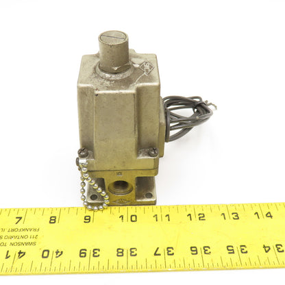SMC NVS3125-0209D Pneumatic Solenoid Valve 1/4" NPT 110/120V Coil