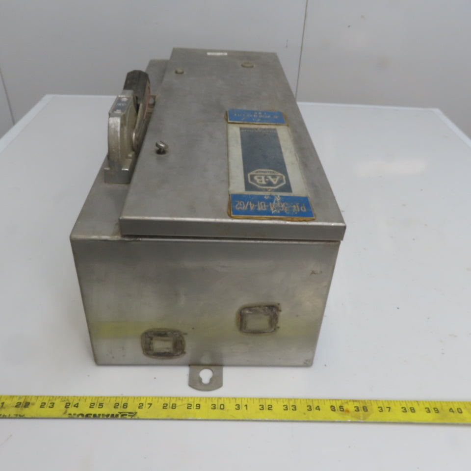 Allen Bradley 512-BCA-25 600V 3Ph Stainless Steel Combination Starter Disconnect
