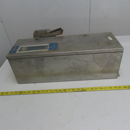 Allen Bradley 512-BCA-25 600V 3Ph Stainless Steel Combination Starter Disconnect