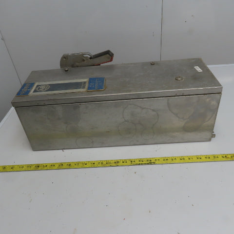 Allen Bradley 512-BCA-25 600V 3Ph Stainless Steel Combination Starter Disconnect