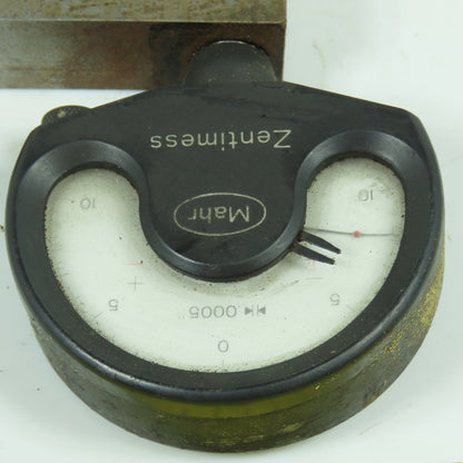 Mahr Zentimess D.B.P. Dial Indicator Micrometer 2" -6" 0.0005"
