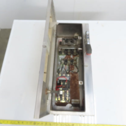 Allen Bradley 512-BCA-25 600V 3Ph Stainless Steel Combination Starter Disconnect