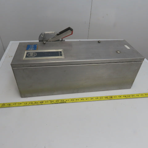 Allen Bradley 512-BCA-25 600V 3Ph Stainless Steel Combination Starter Disconnect