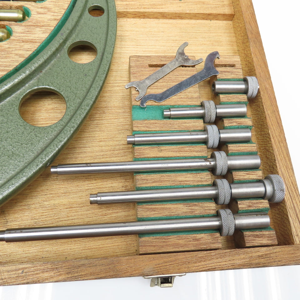 Mitutoyo 104-138A 6"-12" Outside Diameter Micrometer Kit .001"