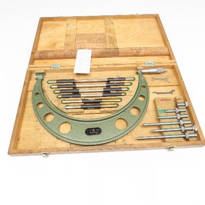 Mitutoyo 104-138A 6"-12" Outside Diameter Micrometer Kit .001"