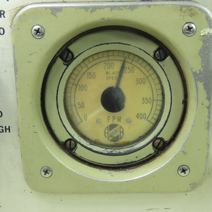 Marvel Bandsaw Operator Interface Control Panel