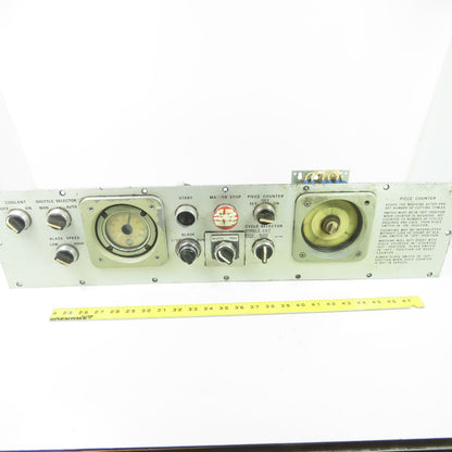 Marvel Bandsaw Operator Interface Control Panel