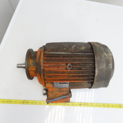 ISGEV ASiNCRONO AS 132 MB 2-4-8 3 Speed Electric Motor 3480/1740/840RPM 440V 3Ph
