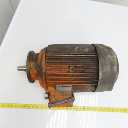ISGEV ASiNCRONO AS 132 MB 2-4-8 3 Speed Electric Motor 3480/1740/840RPM 440V 3Ph