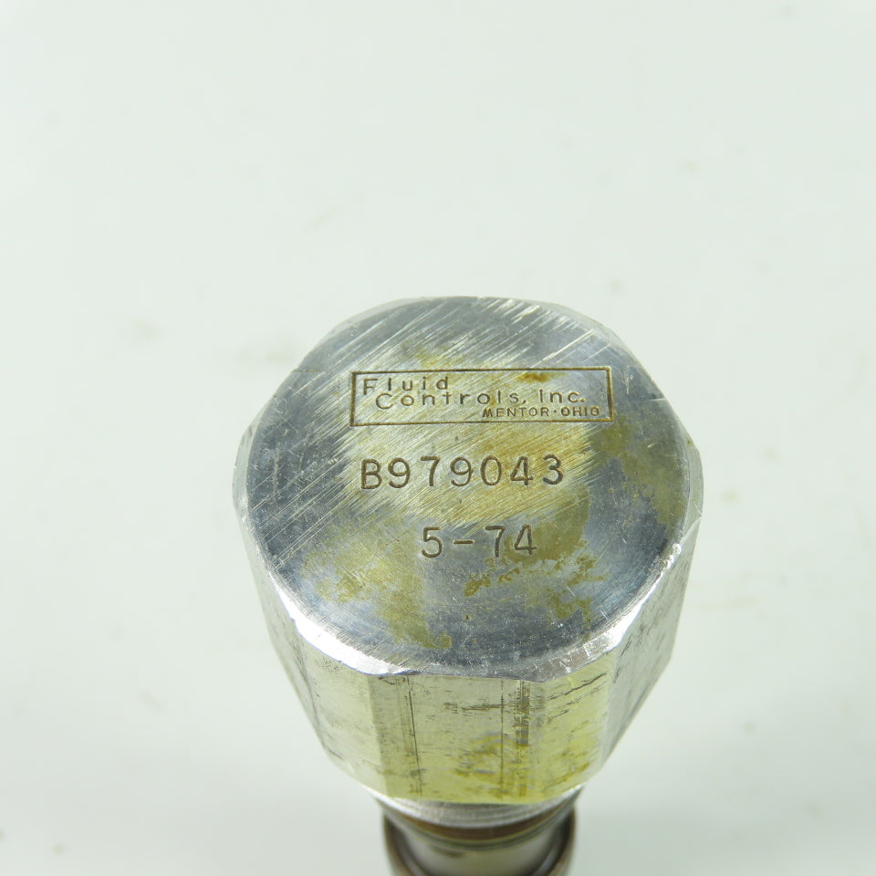 Fluid Controls 979043 Pressure Relief Valve 5-74