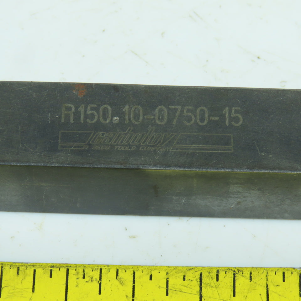 Seco Carboloy R150.10-0750-15 Parting Tool Holder 3/4" Square Shank