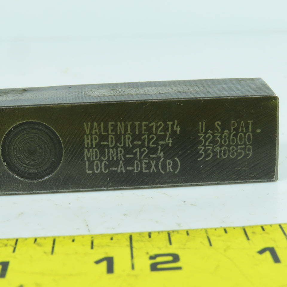 Valenite HP-DJR-12-4 Indexable Insert Tool Holder 3/4" Square Shank Right Hand